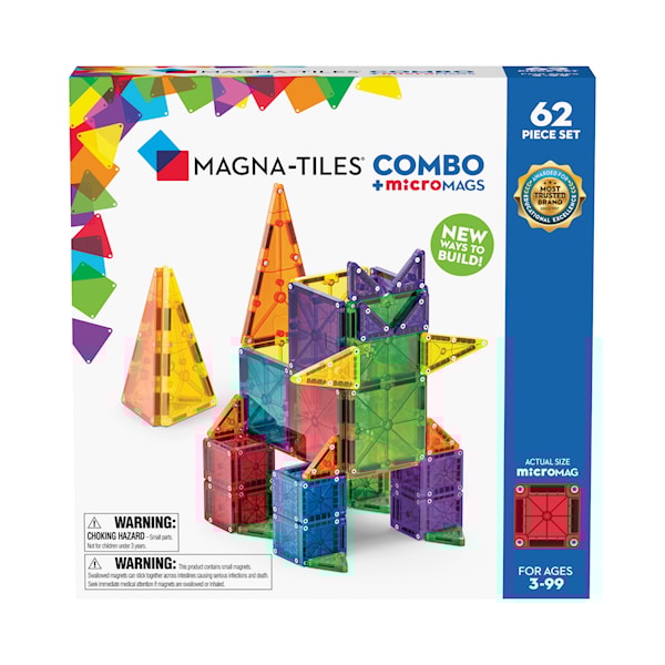 MicroMAGS Combo 62 deler Magna-Tiles