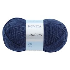 Novita Duo Garn 100 g mørk blå 014