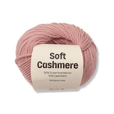 Soft Cashmere Kashmir/merino 25 gr Antique rose A739 Adlibris
