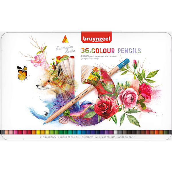 Bruynzeel Expression Colored Pencils Tin 36