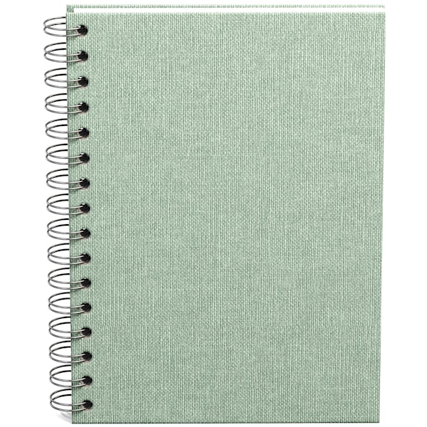 Notatbok A5 Ulinjert Soft Teal 90 Sider Bigso Box of Sweden