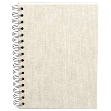 Muistikirja A5 Viivaton Linen 90 Sivua Bigso Box of Sweden