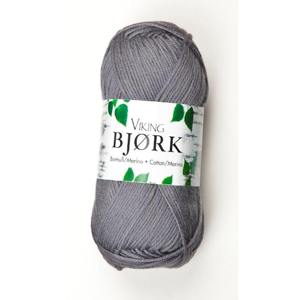 Viking of Norway Bjørk 50 gr Grå 515