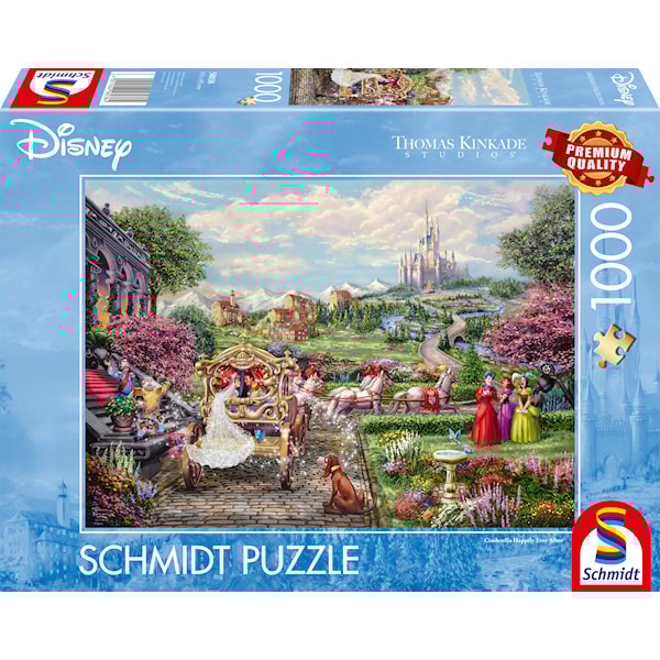 Puslespill Disney Cinderella Happily Ever After 1000 brikker, Schmidt