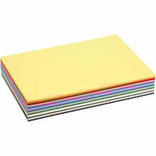 Creativ kartong, ass. farger, A4, 210x297 mm, 180 g, 30 ass. ark/ 1 pk.