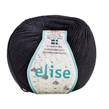 Elise Garn Bomullsmix 50g Svart (69205)