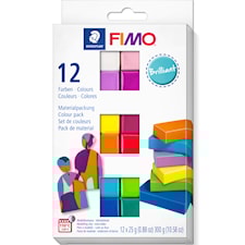 FIMO Savi Brilliant Colours 12x25g Staedtler
