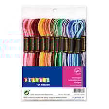 Kirjontalanka erilaisia meleerattuja värejä Playbox