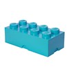 Lego Oppbevaringsboks 8, Azurblå