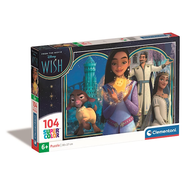 Pussel 104 bitar Disney Wish, Clementoni