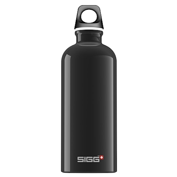 Drikkeflaske, Traveller, 0,6 L, Svart, SIGG