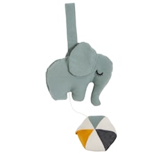 Roommate Speldosa Elefant på Boll 20x16x8 cm Grågrön/Multi