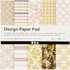 Designpapper Paperpad Rosa och Grön 50 sidor Creativ Company