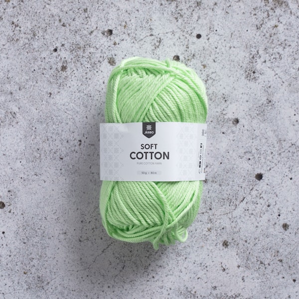 Soft Cotton Bomullsgarn 50 g Mint (8876) Järbo