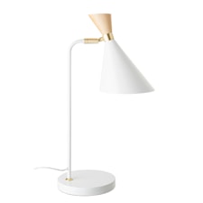 Bloomingville Bordslampa Metall Diameter 18 cm, Höjd 52 cm Vit