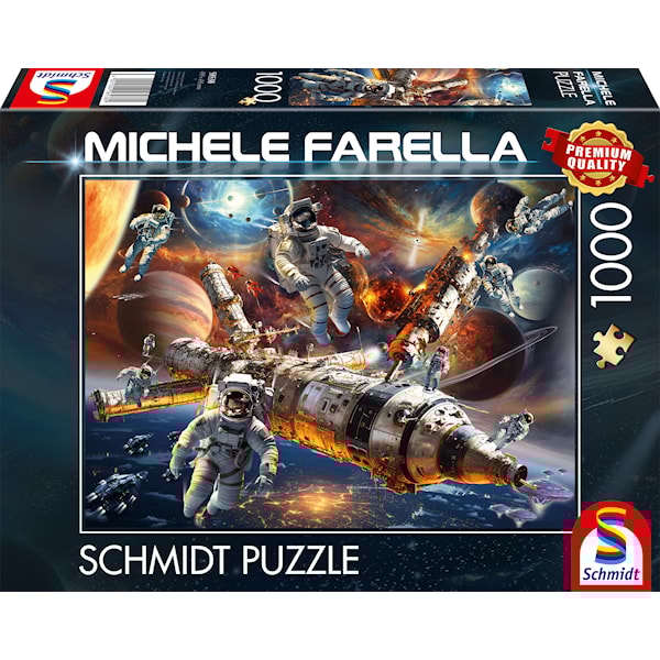 Puslespill Galactic magic Weightless in space 1000 brikker, Schmidt