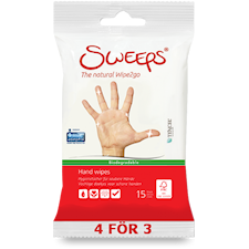 Sweeps® Hand wipes, 15st