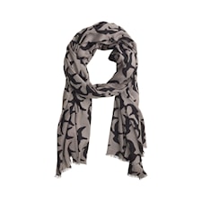 Edblad Birds Cotton Scarf Clay