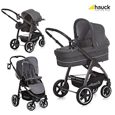 Barnevognpakke Soul Plus Triosett, Beluga, Hauck