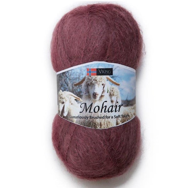 Viking of Norway Mohair 50 gr Rust 362
