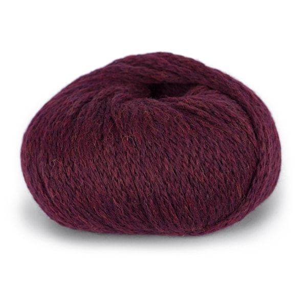 Du Store Alpacka Hexa Garn 50 g Burgundy Melange 918