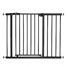 Sikkerhetsgrind Close'n Stop Safety Gate + 21 cm forlengning, Charcoal, Hauck