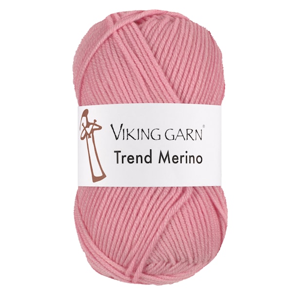 Trend Merino 50 g Rosa 464 Viking Garn