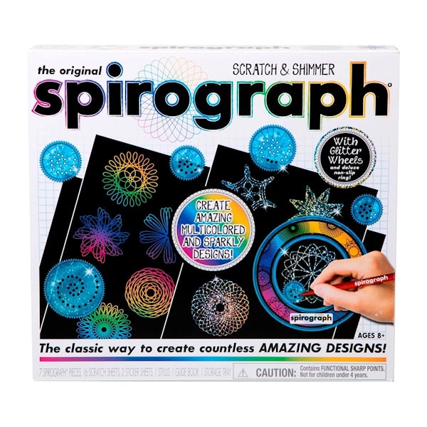 Spirograph Skrapa och Skimra