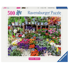 Flower Market France Pussel 500 Bitar Ravensburger