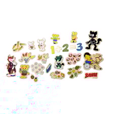 Bamse Magnet nummer og figure Micki