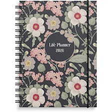Kalender 2026 A6 Life Planner Floral Burde