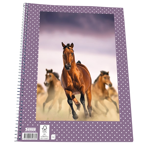 Horses skriveblokk Sense