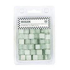 Mosaiikkilaatta, lasi, azurinsininen kimalle, 10 x 10 mm