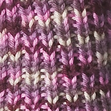 Raggi Garn Ullmix 100 g Blå/ Beige Glitter Print (15133)