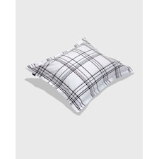 GANT Home Sleek Check Tyynyliina 100% Puuvilla 50 x 60 cm Bark Brown