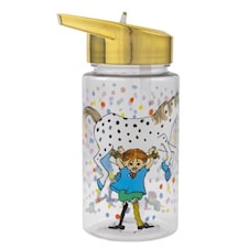 Pippi Födelsedag Vattenflaska i Plast Guld 500 ml Rätt Start