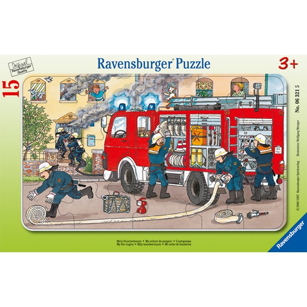 My Fire Engine Barnpussel 15 bitar, Ravensburger