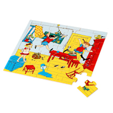 Peppi Pitkätossu Puinen Palapeli 30 Palaa, Micki