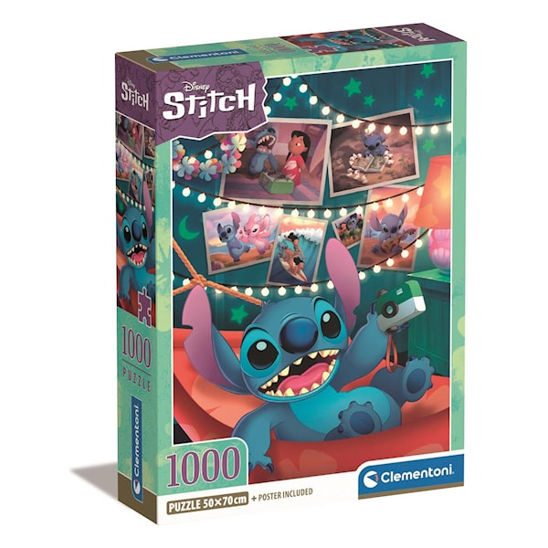 Pussel 1000 bitar High Quality Collection Disney Stitch, Clementoni