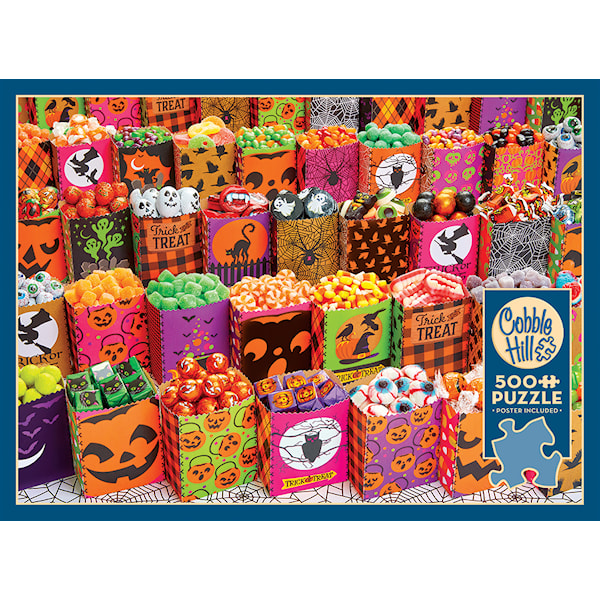 Pussel Halloween Treats 500 bitar, Cobble Hill