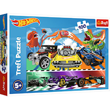 Pussel Hot Wheels 100 bitar, Trefl