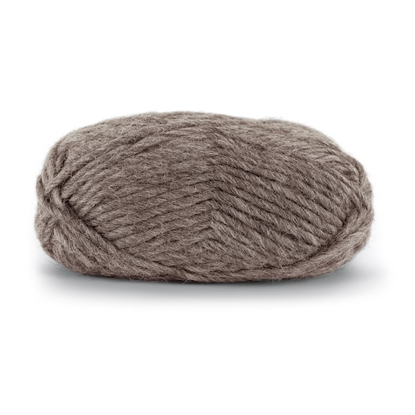 Knit At Home Felting Wool Ullgarn 50 g Brun Melert 807