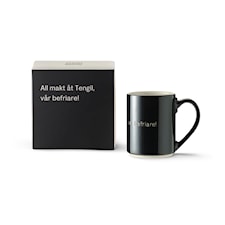 Astrid Lindgren Mugg All Makt Åt Tengil 35 cl Svart, Design House Stockholm