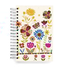Anteckningsbok Jumbo Butterfly Garden 16x23 cm Linjerad Spiralbunden
