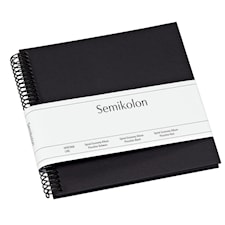 Fotoalbum Sprial Economy Piccolino Black Semikolon