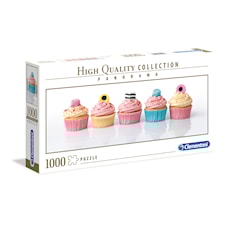 Licorice Cupcakes, Pussel Panorama, 1000 bitar, Clementoni
