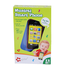 Mobiltelefon Med 40 Melodier, Röd, Navystar