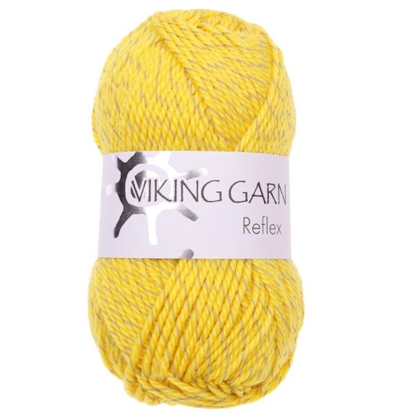 Viking of Norway Reflex Garn Ullmix 50g Gul 445