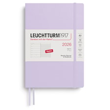 Weekly Planner & Notebook 2026 A5 Soft Lilac Leuchtturm1917