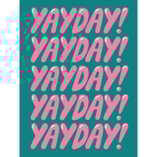 Yayday! Poster 30x40 cm
